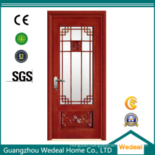 French Style Wooden Full Lite Glass Door for Residential Usage